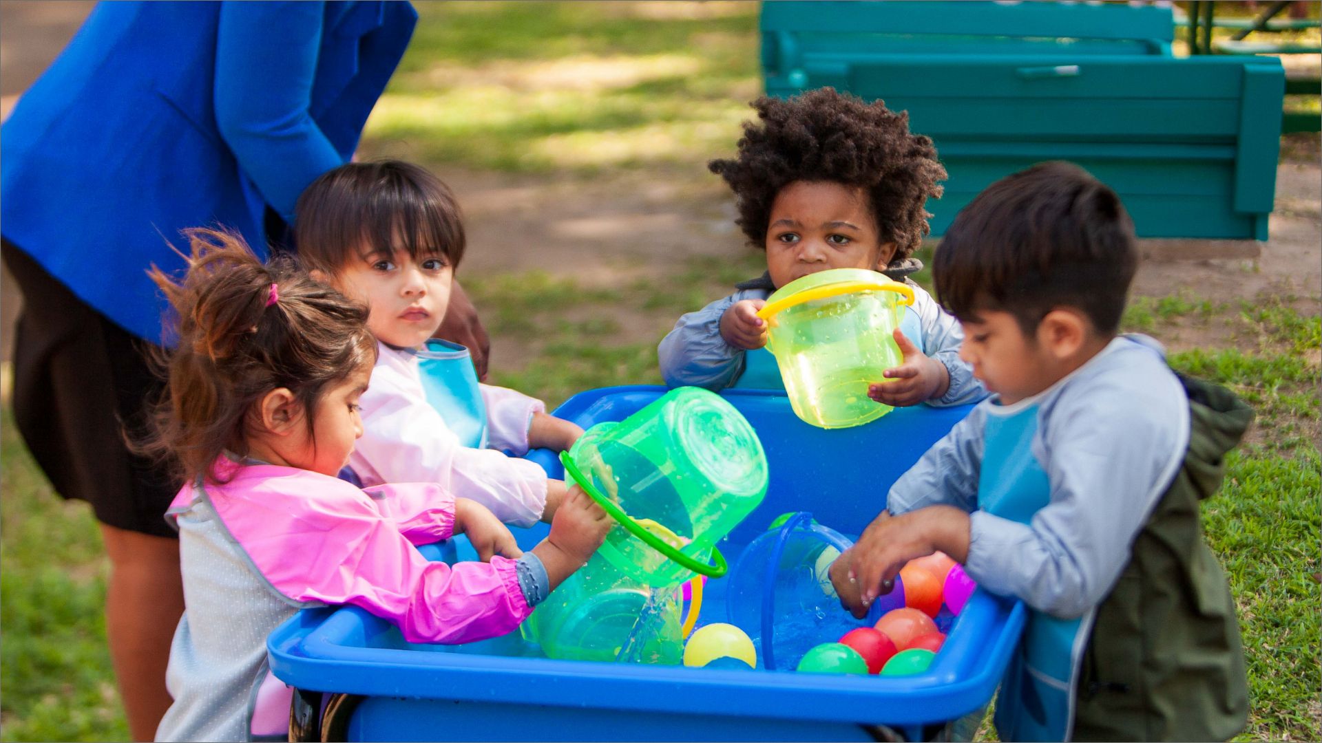 Preschool students at LOTS